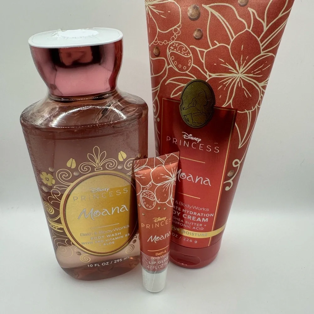 Bath & Body Works Disney Princess Moana 3-set NWT